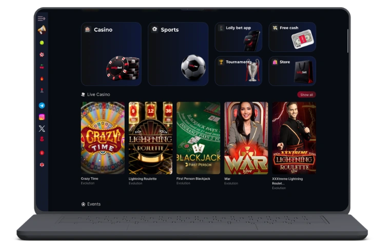 LollyBet online